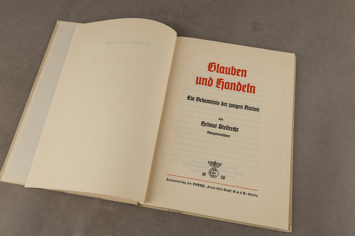 WW2 Tysk NSDAP/HJ Bog. Original.