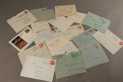 WW2 Tysk Feltpost Lot. Original.
