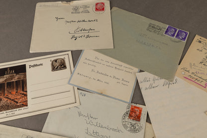 WW2 Tysk Feltpost Lot. Original.