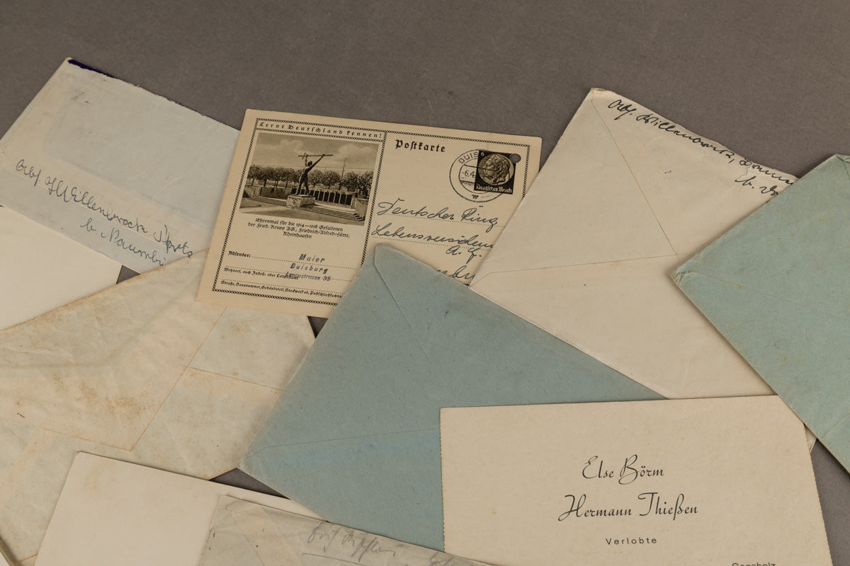 WW2 Tysk Feltpost Lot. Original.