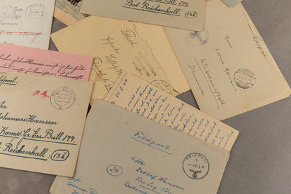 WW2 Tysk Feltpost Lot. Original.