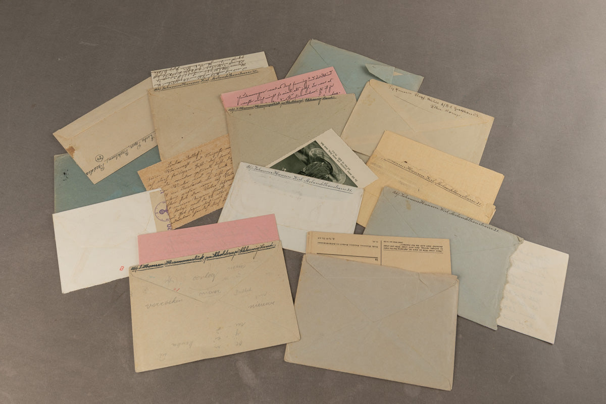 WW2 Tysk Feltpost Lot. Original.