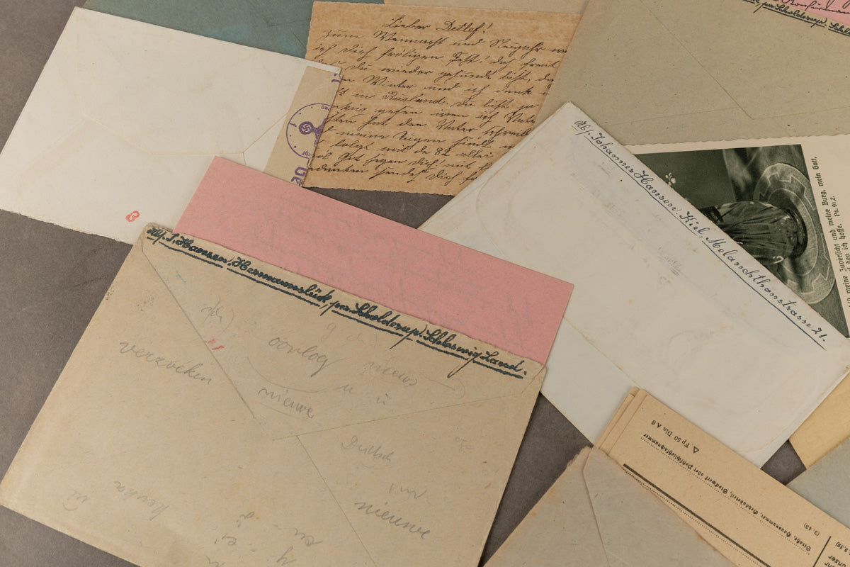 WW2 Tysk Feltpost Lot. Original.