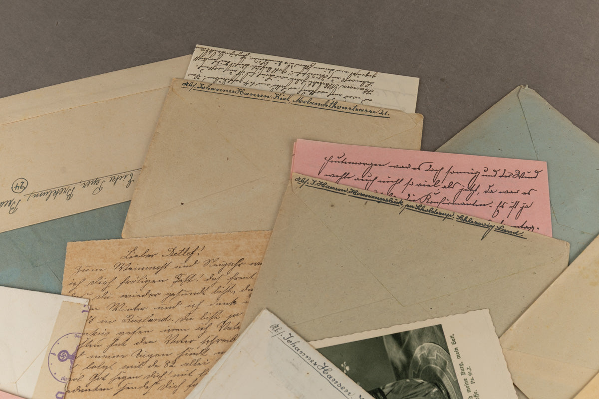WW2 Tysk Feltpost Lot. Original.