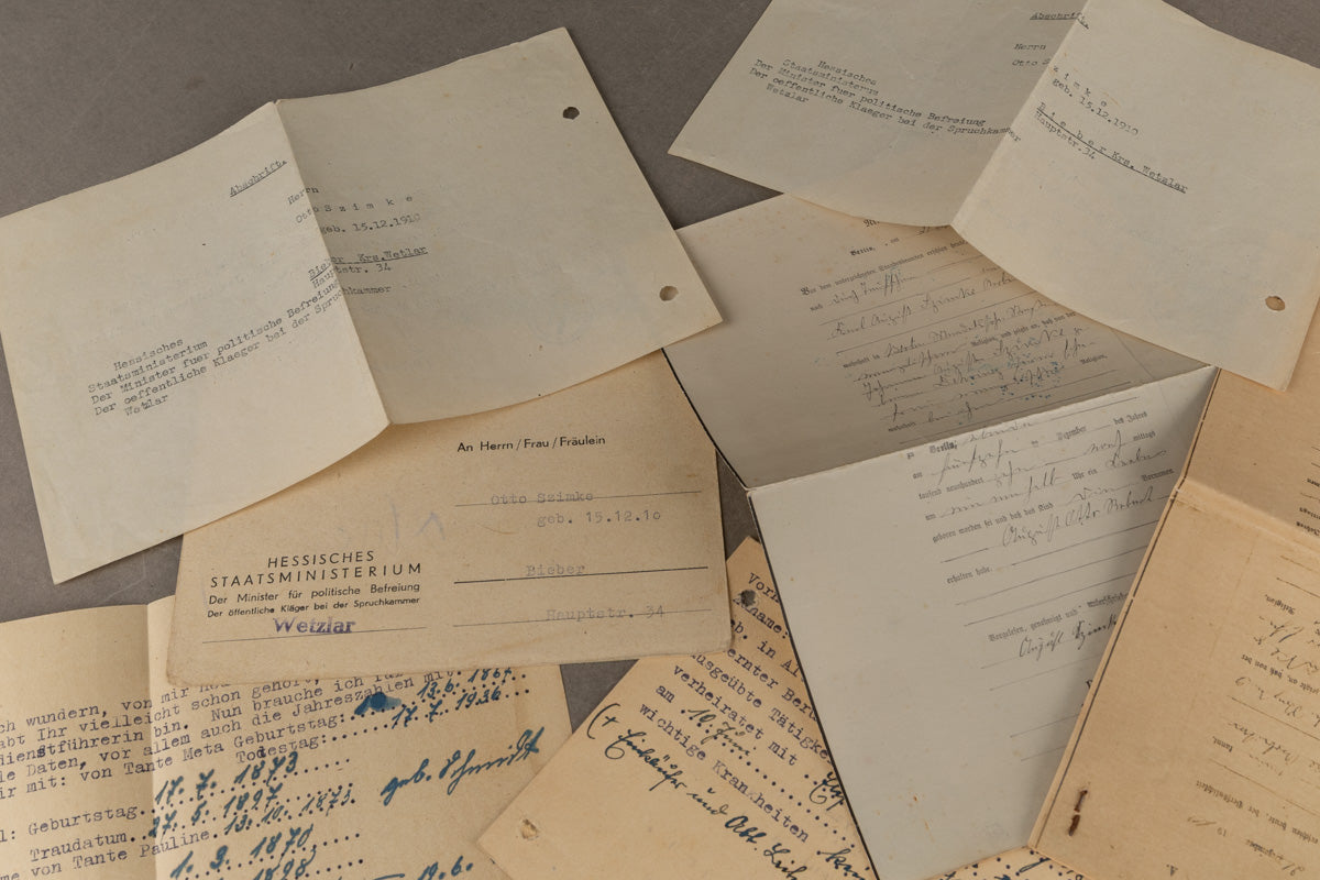 WW2 Tysk Feltpost Lot. Original.