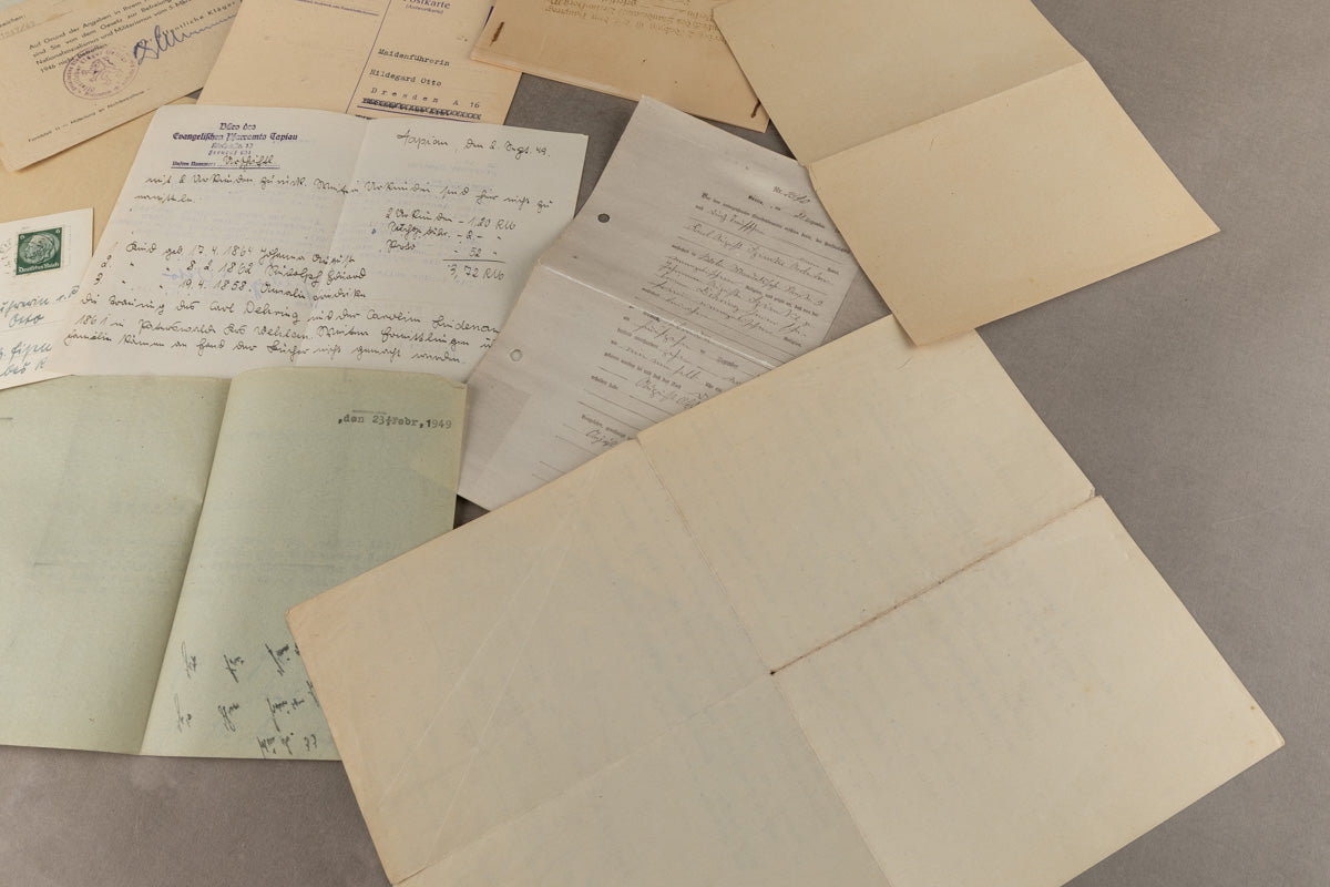 WW2 Tysk Feltpost Lot. Original.