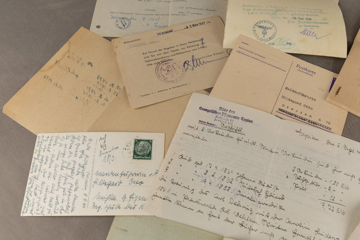 WW2 Tysk Feltpost Lot. Original.