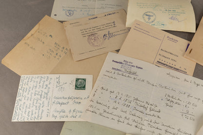 WW2 Tysk Feltpost Lot. Original.