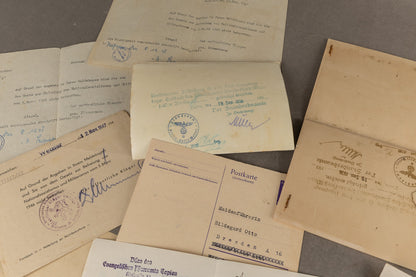 WW2 Tysk Feltpost Lot. Original.