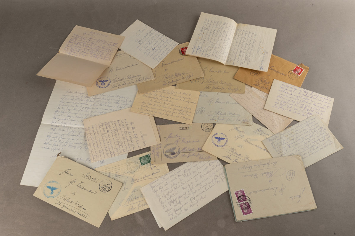 WW2 Tysk Feltpost Lot. Original.