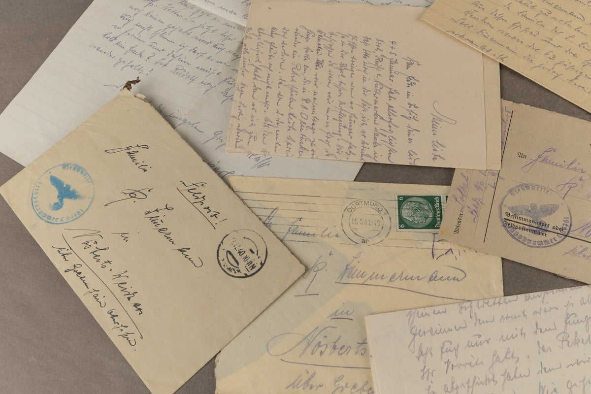 WW2 Tysk Feltpost Lot. Original.