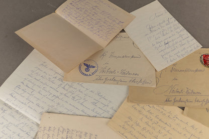 WW2 Tysk Feltpost Lot. Original.