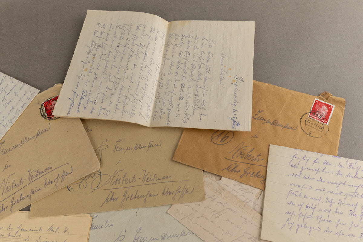 WW2 Tysk Feltpost Lot. Original.