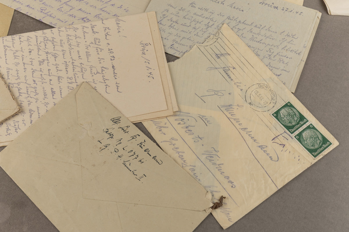 WW2 Tysk Feltpost Lot. Original.