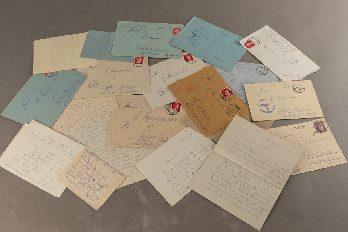 WW2 Tysk Feltpost Lot. Original.