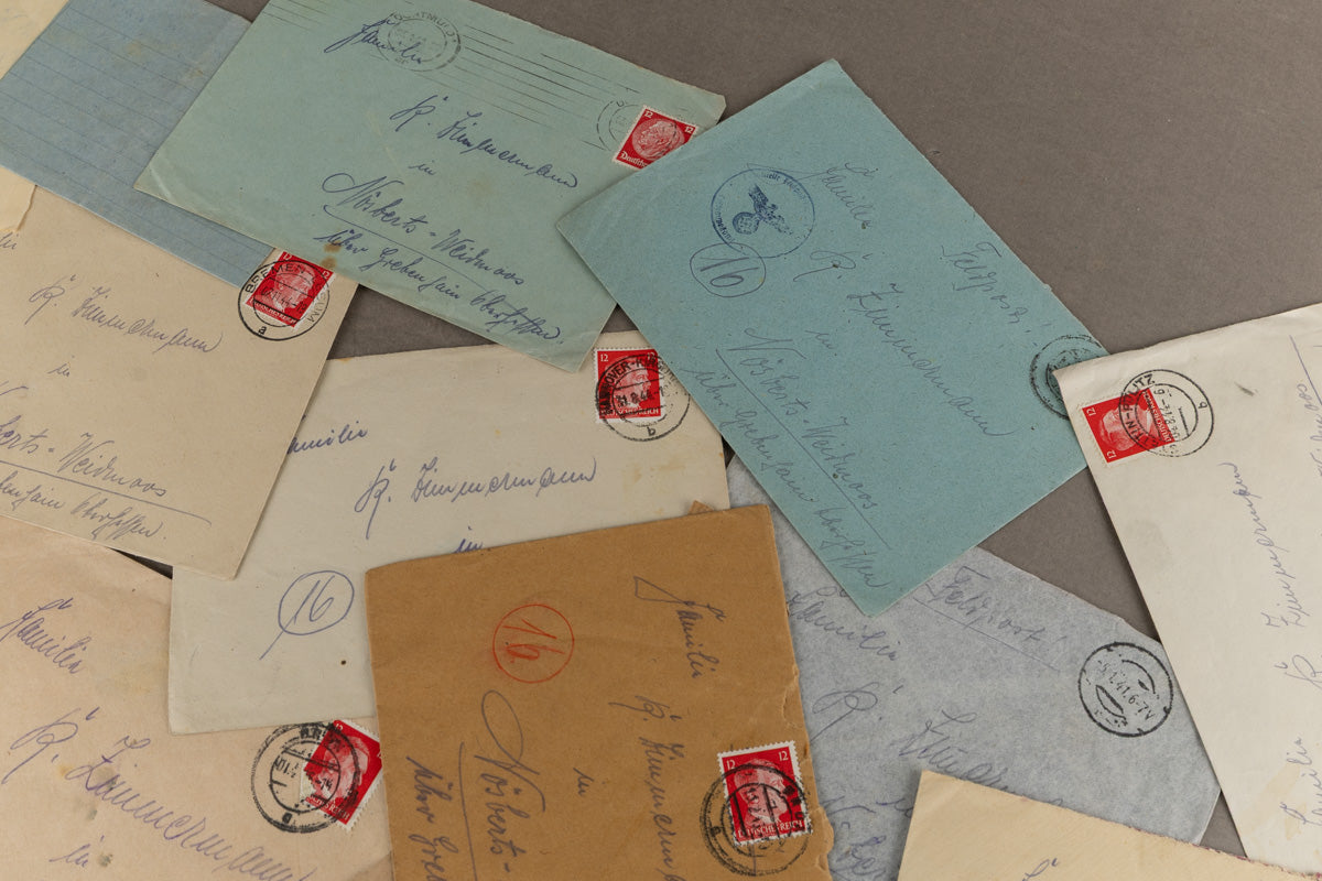 WW2 Tysk Feltpost Lot. Original.