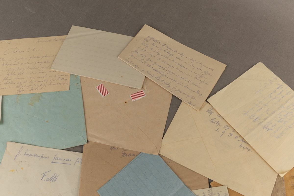 WW2 Tysk Feltpost Lot. Original.