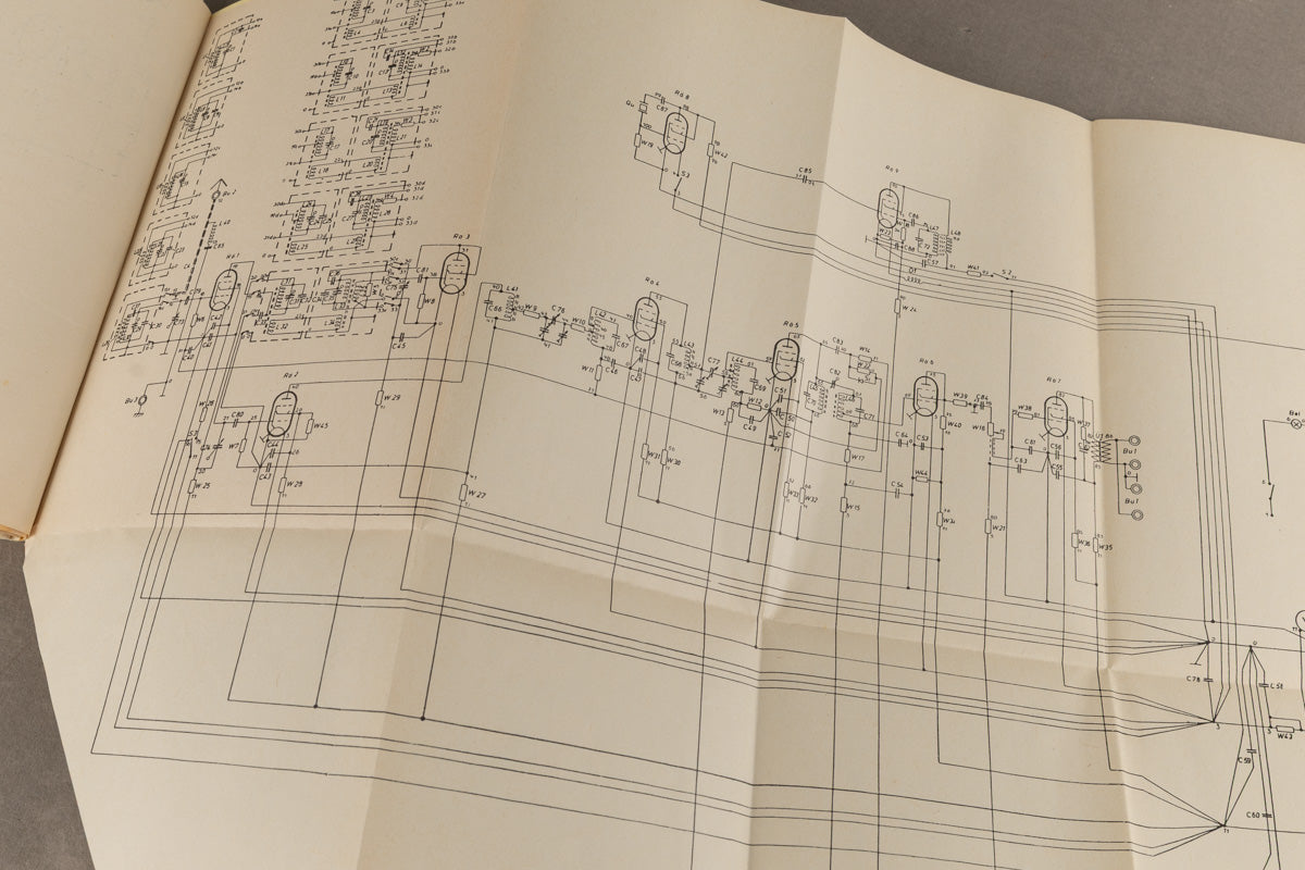 WW2 Tysk Heer Radio Instruktionshæfte "Gerätebeschreibung - Funk-Horch-Empfänger". Original.