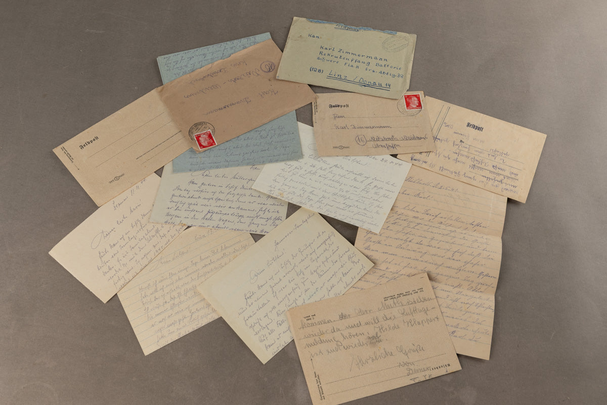 WW2 Tysk Feltpost Lot. Original.