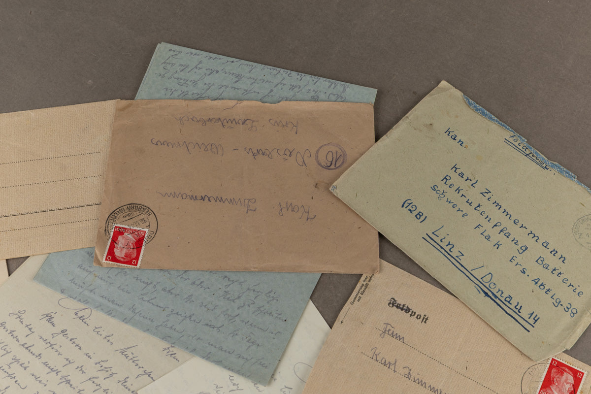 WW2 Tysk Feltpost Lot. Original.
