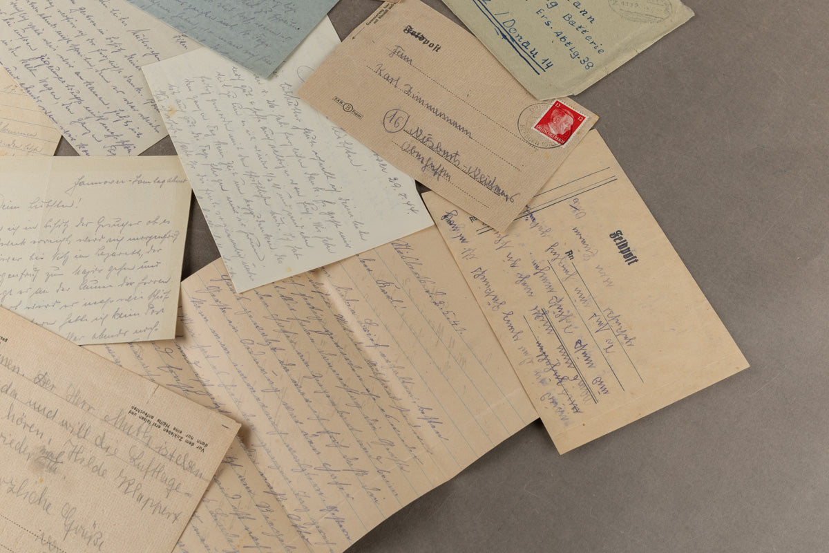 WW2 Tysk Feltpost Lot. Original.