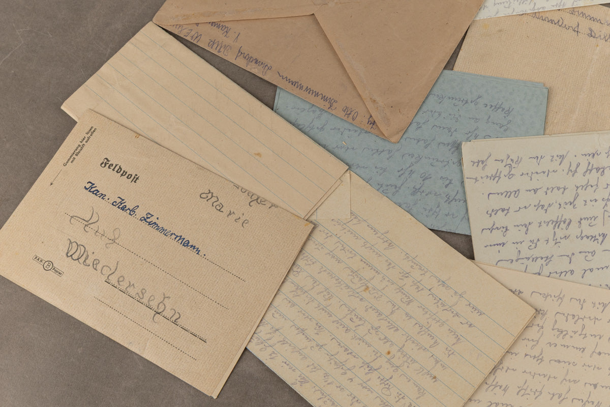 WW2 Tysk Feltpost Lot. Original.