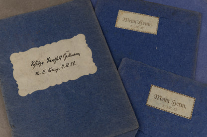 WW2 Tysk Heer Kuverter. 2 fra samme mand. Original.