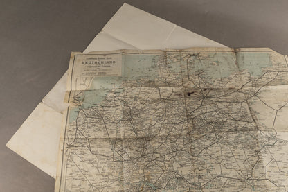 WW2 Tysk Kort. 2 stk. Original.