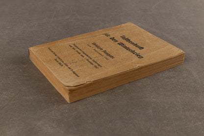 WW2 Tysk Heer "Taschenbuch für den Winterkrieg" Instruktionsbog. Original.
