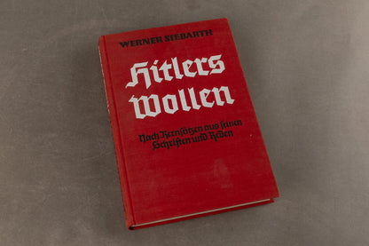 WW2 Tysk NSDAP Bog. "Hitlers Wollen" Original.