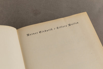 WW2 Tysk NSDAP Bog. "Hitlers Wollen" Original.