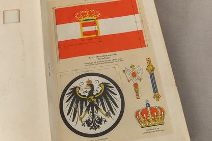 WW2 Tysk Stor Kriegsmarine "Flaggenbuch". Stemplet "Kommando der Marinestation der Nordsee". Sjælden. Original.