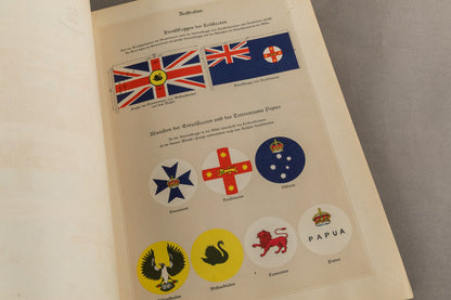 WW2 Tysk Stor Kriegsmarine "Flaggenbuch". Stemplet "Kommando der Marinestation der Nordsee". Sjælden. Original.
