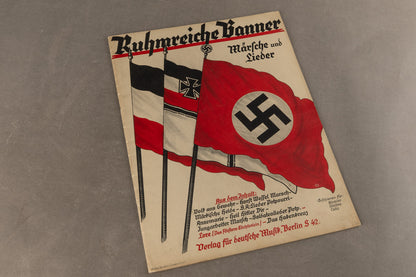 WW2 Tysk NSDAP Sang Blad. Original.
