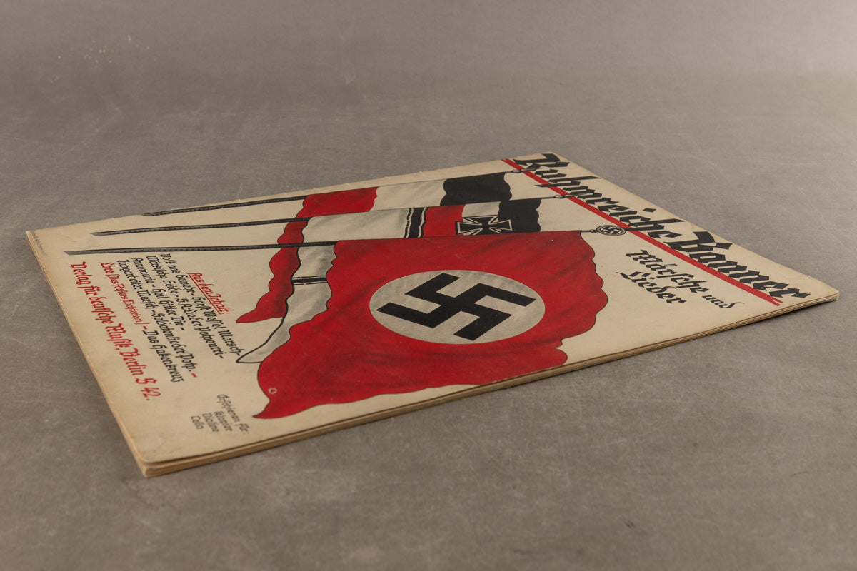WW2 Tysk NSDAP Sang Blad. Original.