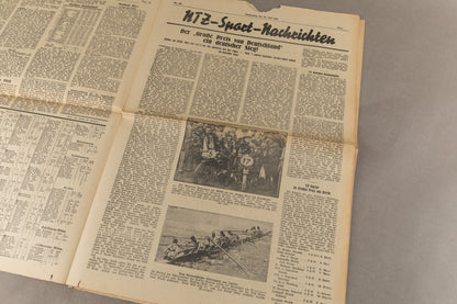 WW2 Tysk Avis. Original.