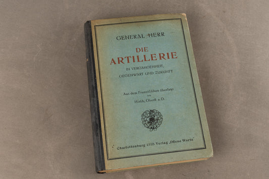 WW1/WW2 Tysk Bog "Die Artillerie". Original.