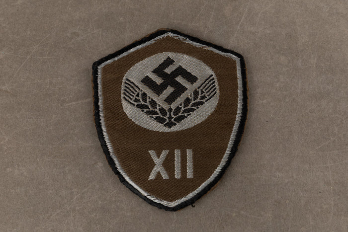 WW2 Tysk RADwJ (Reichsarbeitsdienst weibliche Jugend) Officer Ærmemærke. Sjælden. Original.