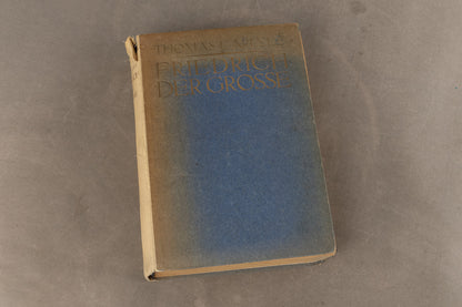 WW1/WW2 Tysk Bog "Friedrich der Große". Med håndskrevet hilsen. Original.