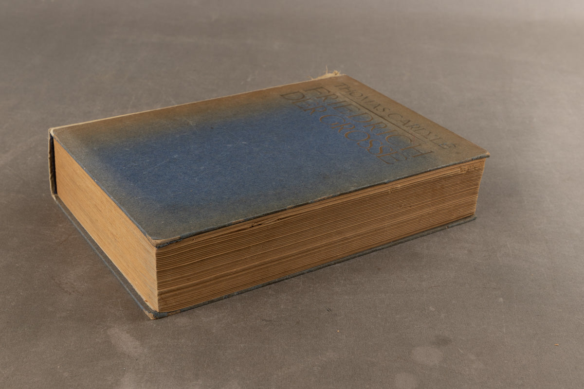 WW1/WW2 Tysk Bog "Friedrich der Große". Med håndskrevet hilsen. Original.