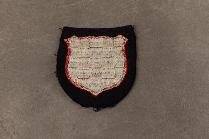 WW2 Tysk Waffen-SS Ærmeskjold for kroatiske frivillige. Original.