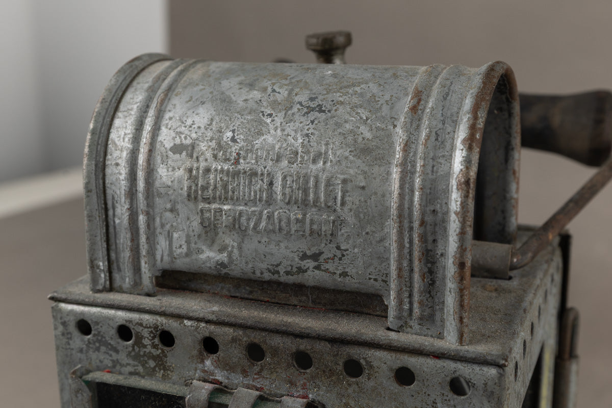 WW2 Tysk "Deutsche Reichsbahn" Karbid Lampe. Godt stemplet med ørn. Original.