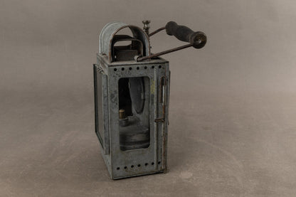 WW2 Tysk "Deutsche Reichsbahn" Karbid Lampe. Godt stemplet med ørn. Original.