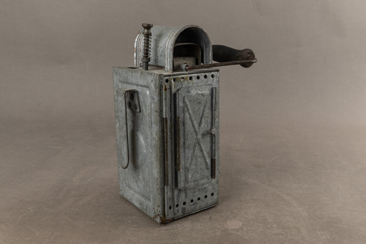 WW2 Tysk "Deutsche Reichsbahn" Karbid Lampe. Godt stemplet med ørn. Original.
