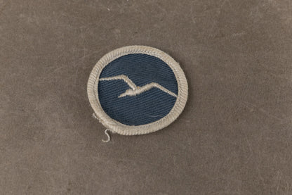 WW2 Tysk Segelfliegerabzeichen i Stof. Til påsyning på uniformen. Sjælden. Original.