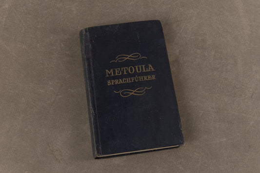 WW1/WW2 Tysk "Metoula-Sprachführer" bog. Original.