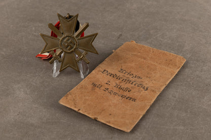WW2 Tysk KvK m. Sværd i Pose. Original.