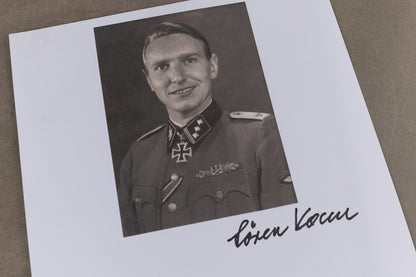 WW2 Dansk Underskrift fra Søren Kam. Original.