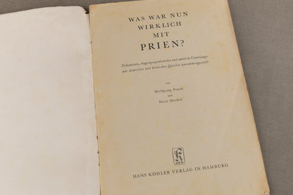 WW2 Tysk Kriegsmarine Hæfte. Original.