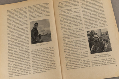 WW2 Tysk Kriegsmarine Hæfte. Original.